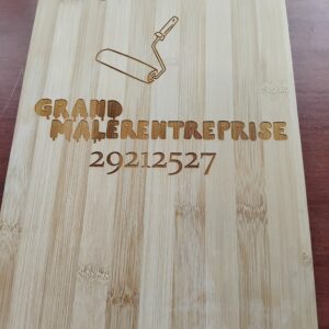Lasergravering i træ