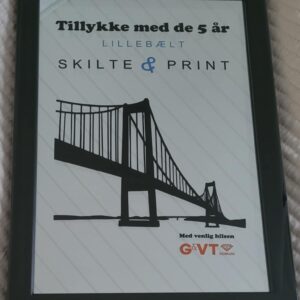 Lasergravering af mellemstore spejle